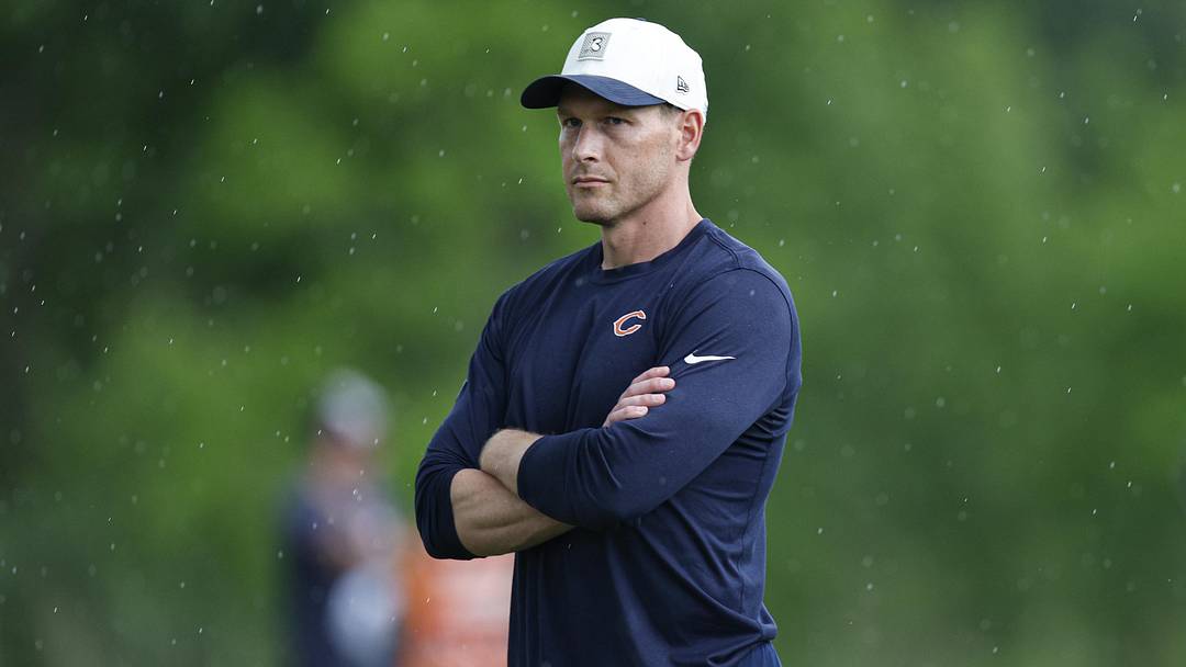 Chicago Bears head coach Ben Johnson. Chicago Bears head coach Ben Johnson.