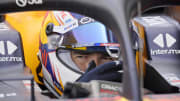 Jun 8, 2024; Montreal, Quebec, CAN; Red Bull Racing driver Sergio Perez (MEX) in the pit lane at Circuit Gilles Villeneuve. Mandatory Credit: Eric Bolte-USA TODAY Sports