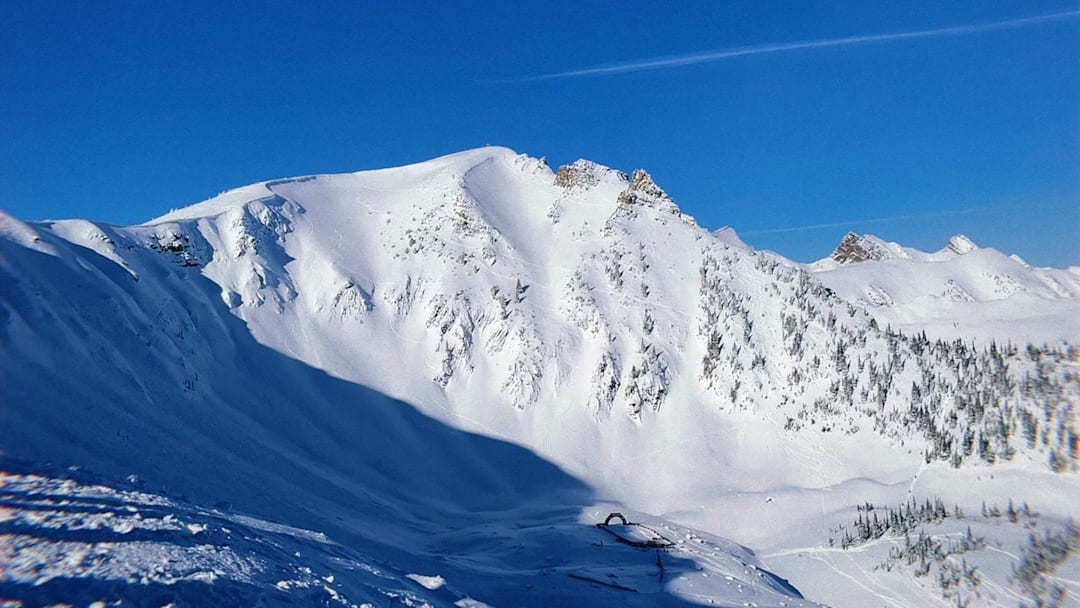 The Ozone Face at Kicking Horse Mountain Resort in Golden, British Columbia 
