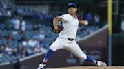 Chicago Cubs pitcher Shota Imanaga throws a pitch during Wednesday's win over the Pittsburgh Pirates at Wrigley Field. 