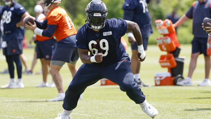 Guard Ja'Tyre Carter, a seventh-round pick in 2022, has been cut by the Bears, according to NFL reporter Aaron Wilson.