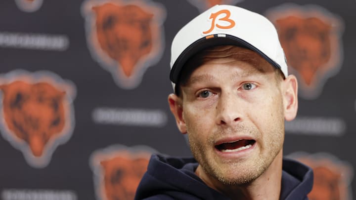 Chicago Bears head coach Ben Johnson