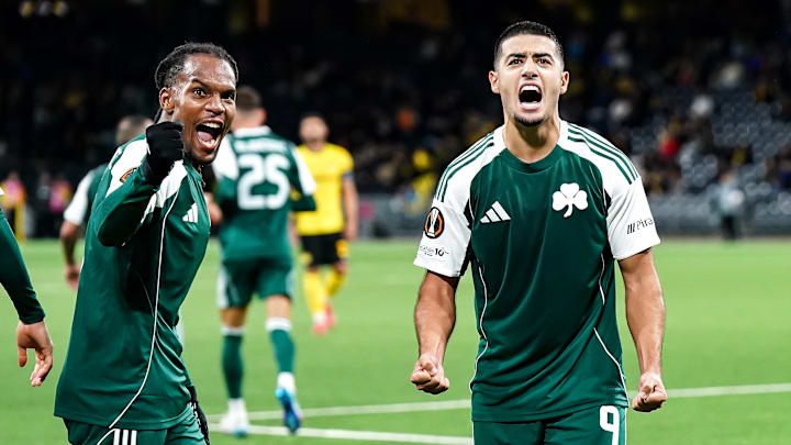 Anass Zaroury anotou hat-trick na goleada do Panathinaikos 