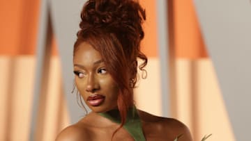 Megan Thee Stallion attends the 2025 Vanity Fair Oscar Party at Wallis Annenberg Center for the Performing Arts on March 02, 2025 in Beverly Hills, California.