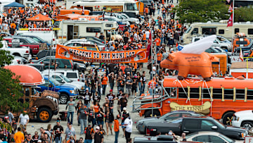 Cleveland Browns Fans Tailgating