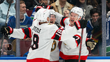 Jake Sanderson, Brady Tkachuk, Tim Stützle