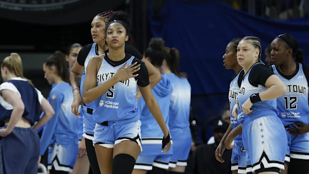 Chicago Sky forward Angel Reese wants to make the playoffs. Her comments and her 23rd double-double this season show that.