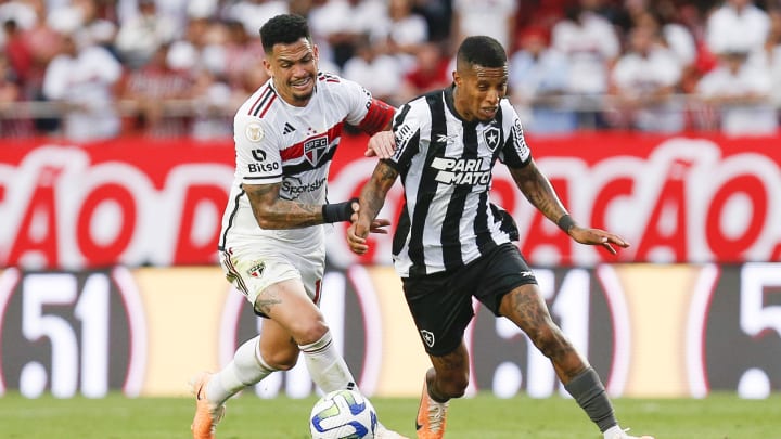 São Paulo e Botafogo fazem um dos grandes jogos da rodada