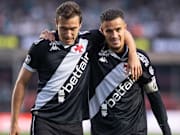 Coutinho foi um dos principais destaques do Vasco contra o Santos