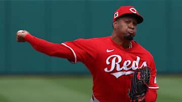 Cincinnati Reds pitcher Alexis Diaz