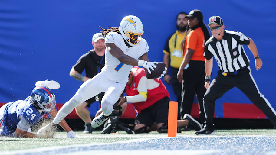 Chargers wide receiver Quentin Johnston