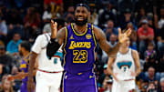 Los Angeles Lakers forward LeBron James