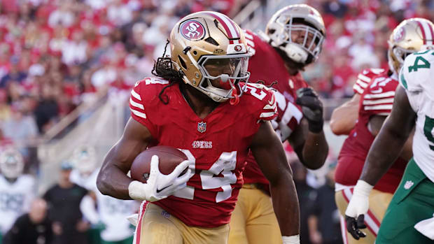 49ers running back Jordan Mason