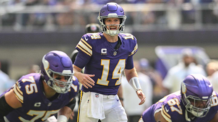 Minnesota Vikings quarterback Sam Darnold.