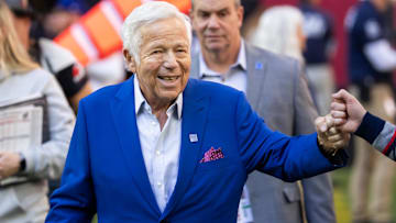 New England Patriots owner Robert Kraft before the game against the Arizona Cardinals at State Farm Stadium.