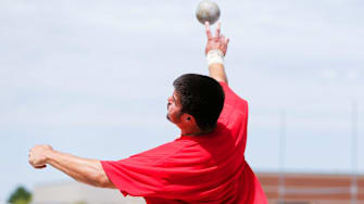 Nixa junior Jackson Cantwell reset the national high school mark in the shot put for the third time this season on a throw at the MSHSAA Class 5 District 6 meet on Saturday, May 17, 2025 at Nixa High School.