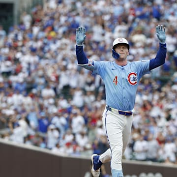 The Chicago Cubs came to play on the Fourth of July. 