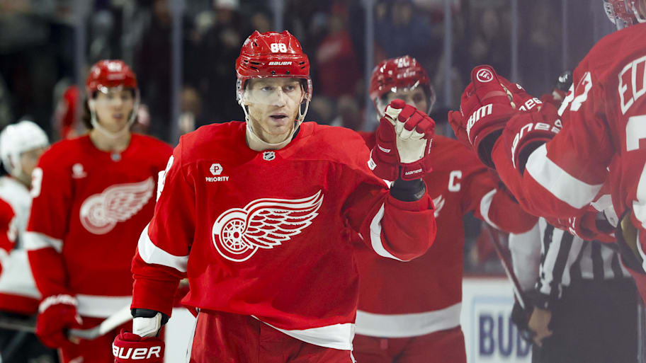 Detroit Red Wings right wing Patrick Kane | Rick Osentoski-Imagn Images