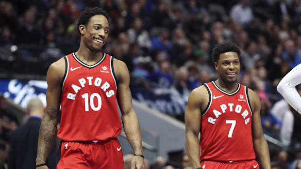 DeMar DeRozan and Kyle Lowry 