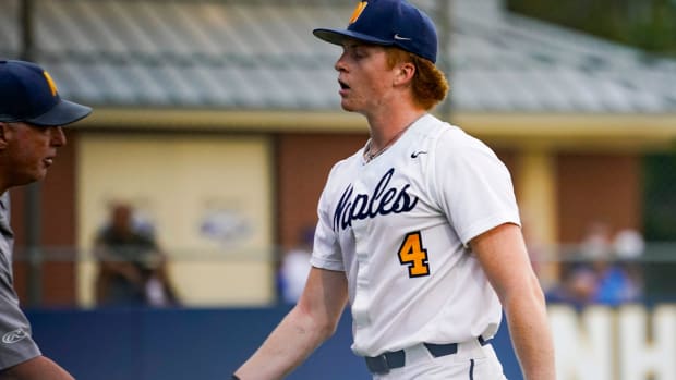 Naples pitcher Johnny King.