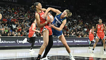 A'ja Wilson and Alanna Smith were named co-Defensive Players of the Year on Thursday. 