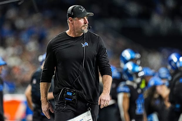Detroit Lions head coach Dan Campbell