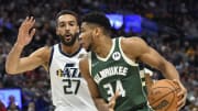 Gobert y Antetokounmpo entraron en el equipo defensivo ideal