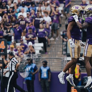 Cornerbacks Thaddeus Dixon (9) and Ephesians Prysock (7) levitate after a big play. 