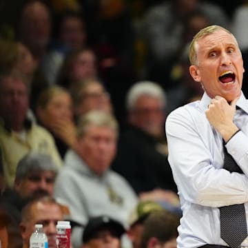 An animated Hurley during a game against the Colorado Buffaloes. 