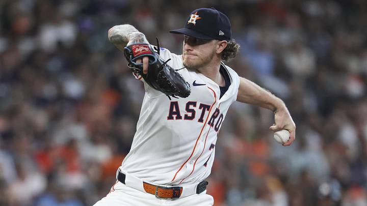 Houston Astros relief pitcher Josh Hader (71) 