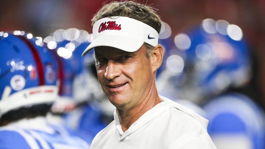 Mississippi Rebels head coach Lane Kiffin