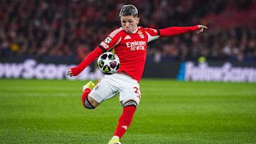 Prestianni está fora do jogo de hoje contra o Real Madrid Prestianni está fora do jogo de hoje contra o Real Madrid