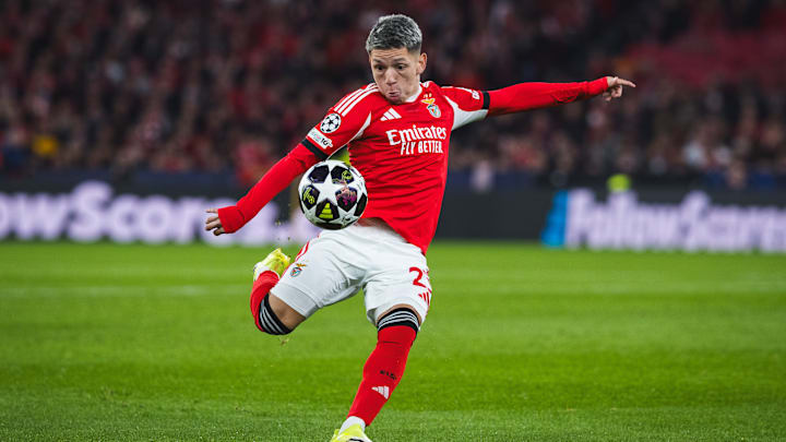 Prestianni está fora do jogo de hoje contra o Real Madrid