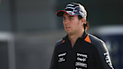 Sergio "Checo" Pérez en una de las prácticas del Gran Premio de China 