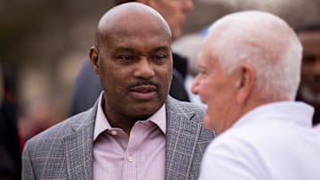 UTEP legend Tim Hardaway was in attendance for the unveiling of the Don Haskins statue on Friday Feb. 23, outside the Don Haskin Center.