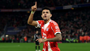 Luis Diaz im Trikot des FC Bayern