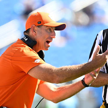Dabo Swinney has been displeased with officiating in college football as of late.