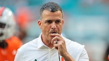 Miami Hurricanes head coach Mario Cristobal