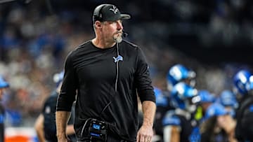 Detroit Lions head coach Dan Campbell watches a play against Minnesota Vikings during the second half at Ford Field in Detroit on Sunday, Jan. 5, 2025.