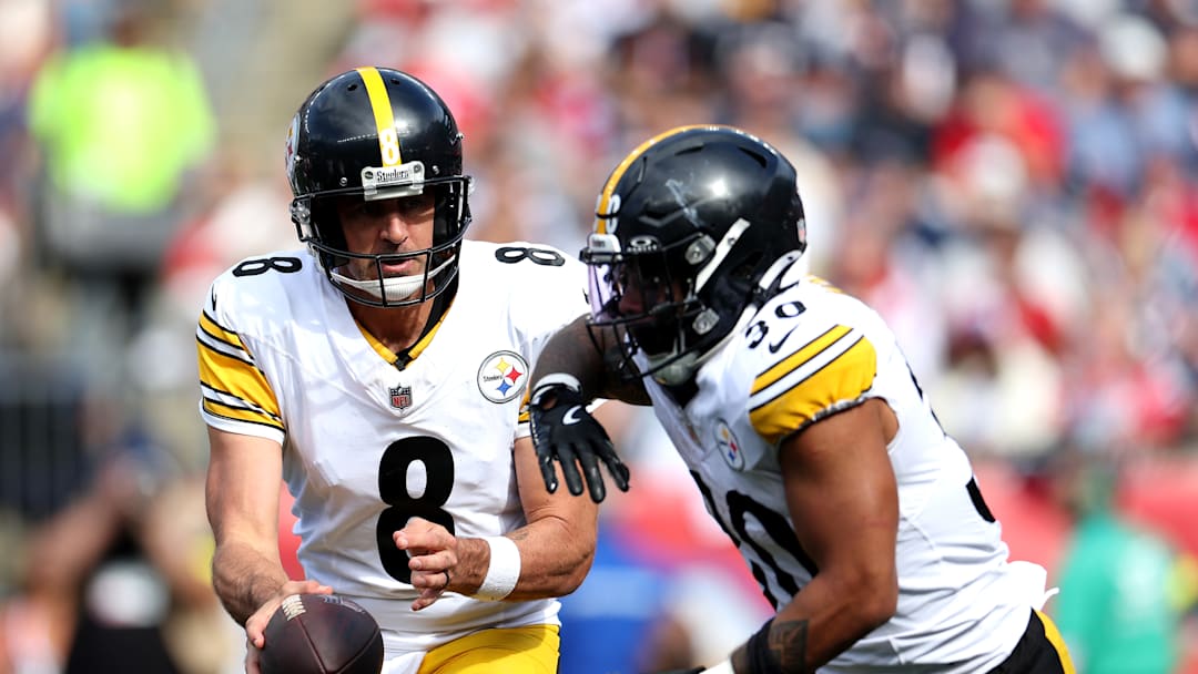 Pittsburgh Steelers RB Jaylen Warren, QB Aaron Rodgers