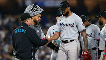 Miami Marlins v Los Angeles Dodgers