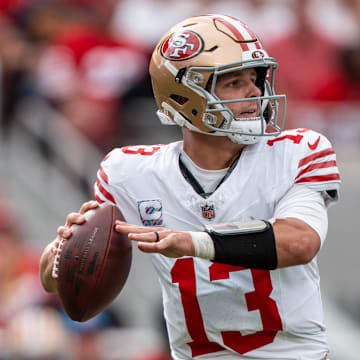 San Francisco 49ers quarterback Brock Purdy.