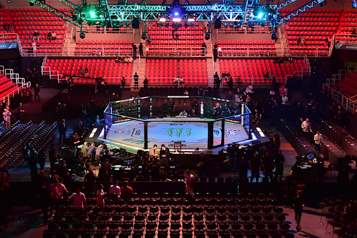 General view of the arena during UFC 283 at Jeunesse Arena. 