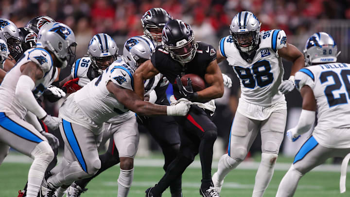 Atlanta Falcons running back Bijan Robinson Atlanta Falcons running back Bijan Robinson