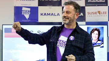 Jimmy Kimmel Joins Sen. Jacky Rosen As She Campaigns For Reelection In Las Vegas