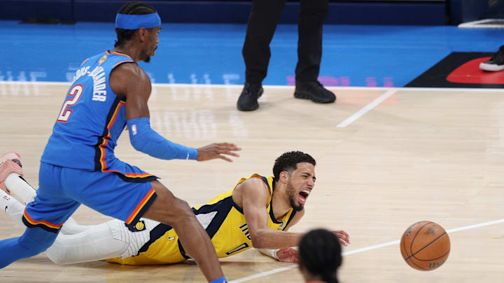 Tyrese Haliburton abandonó el séptimo juego de las concluidas Finales de NBA en el primer cuarto por una delicada lesión
