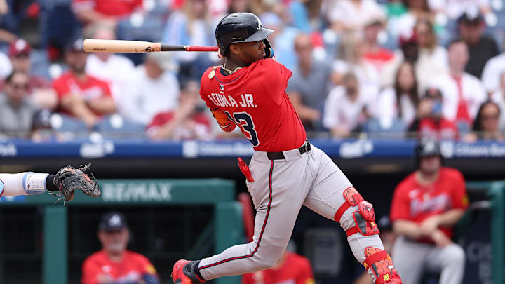 Atlanta Braves outfielder Ronald Acuña Jr. Atlanta Braves outfielder Ronald Acuña Jr.