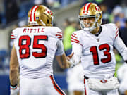 Kittle caught four passes for 40 yards in the 49ers' season-opening win over the Jets.