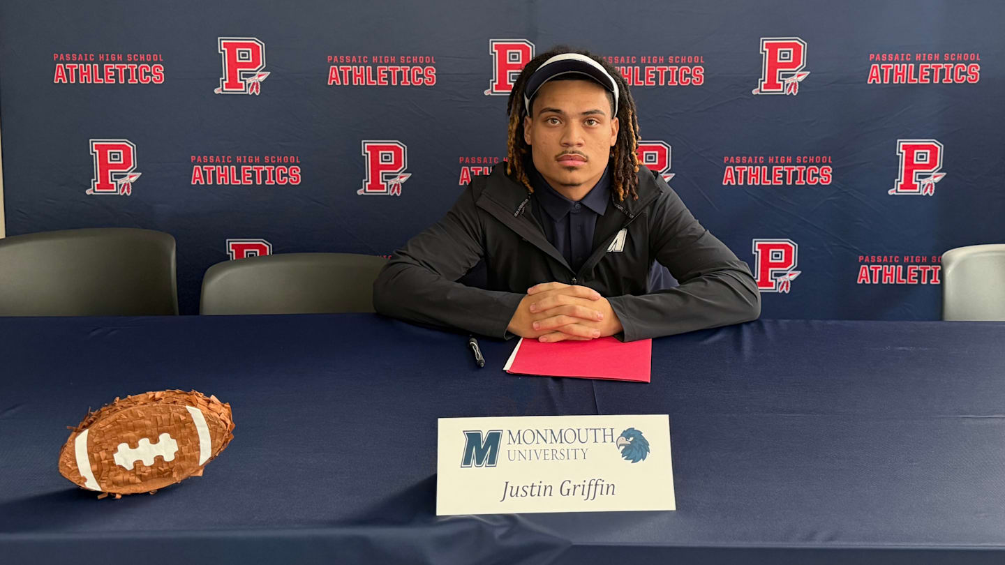 Passaic’s Justin Griffin Signs National Letter of Intent With Monmouth Football