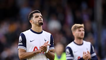 Dominic Solanke and Timo Werner acknowledge the away fans who had to put up with 90 minutes of that 